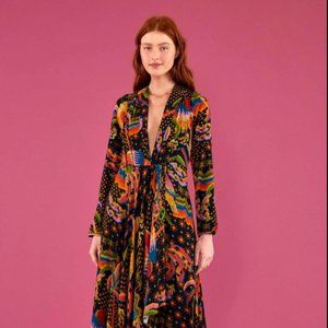 Farm Rio Macaw Island Maxi Dress